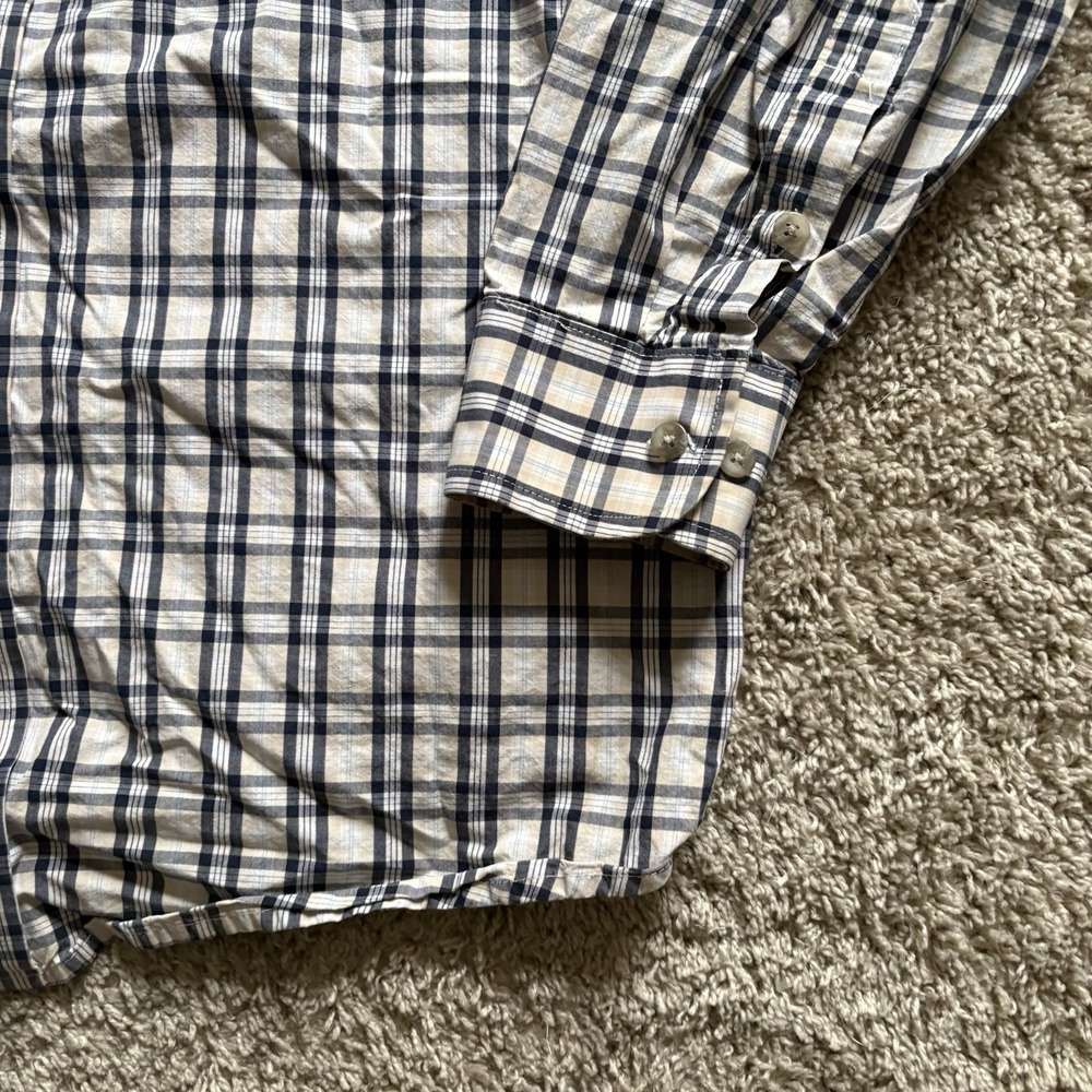 Wrangler Lyles Ropes Button Up Western Rodeo Shirt Men's Large Plaid Multi Color - Picture 2 of 9